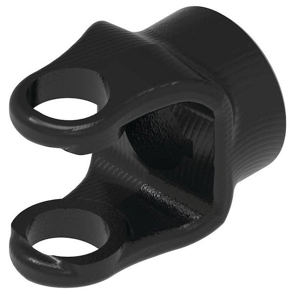 Implement Yoke, 1 1/4" Round Bore, 5/16" Keyway, W/ Set Screw 3" x2.5" x2"